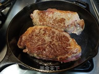 迷迭香牛排的做法步骤:4