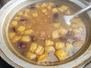 苹果小米粥的做法步骤:6