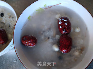 南瓜八宝饭的做法步骤:5