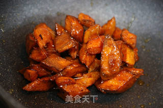 拔丝地瓜的做法步骤:14