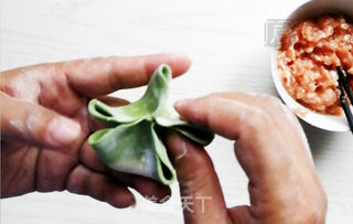 花式饺子——象形白菜饺的做法步骤:7