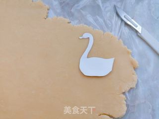 焦糖杏仁天鹅饼干的做法步骤:5