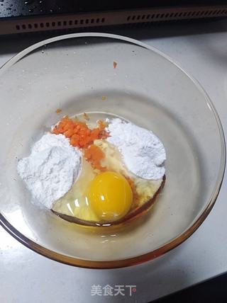 胡萝卜鸡蛋饼的做法步骤:6