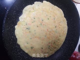 胡萝卜鸡蛋饼的做法步骤:11