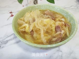 酸菜白菜粉条汤的做法步骤：10