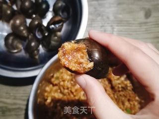 田螺塞肉的做法步骤:7