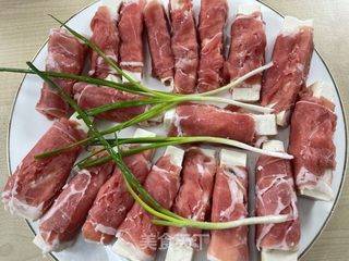 羊肉卷豆腐的做法步骤：3