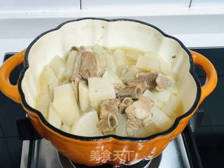 子排炖萝卜的做法步骤：11