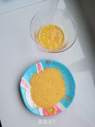 酥脆奶香紫薯卷的做法步骤:2