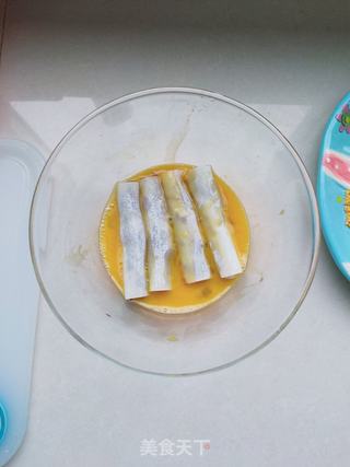 酥脆奶香紫薯卷的做法步骤:7