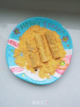 酥脆奶香紫薯卷的做法步骤:8