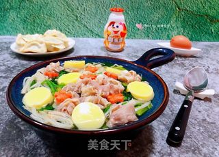 肥羊菠菜金针菇豆腐汤#羊肉#的做法步骤：13