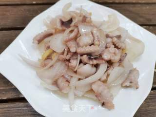 洋葱炒八爪的做法步骤:12