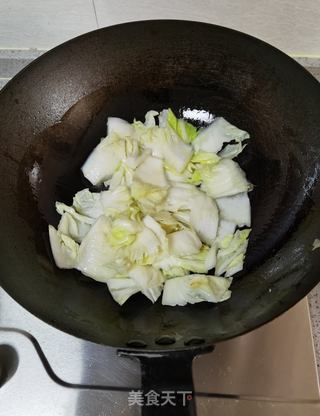鱼香白菜的做法步骤:6