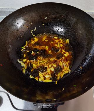 鱼香白菜的做法步骤:9