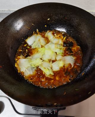 鱼香白菜的做法步骤:11