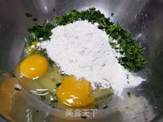 香菜煎饼的做法步骤：4