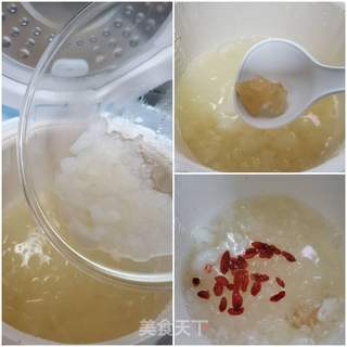 冰糖炖雪蛤银耳的做法步骤:6