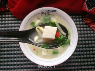 羊汤炖豆腐的做法步骤:14