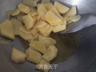毛葱炒土豆片的做法步骤:4