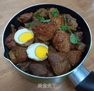 猪肉炖蛋的做法步骤:9