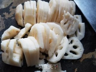 田鸡腿炒杂菜的做法步骤:5