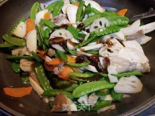 田鸡腿炒杂菜的做法步骤:13
