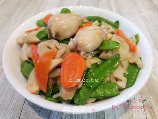 田鸡腿炒杂菜的做法步骤:15