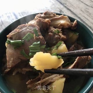 土豆炖大鹅的做法步骤：27