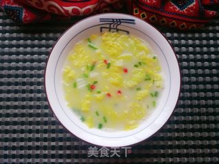 羊汤炖娃娃菜的做法步骤:11