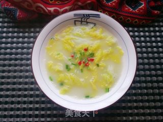 羊汤炖娃娃菜的做法步骤:10