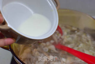 鲜香好喝的山药菌菇汤的做法步骤:6
