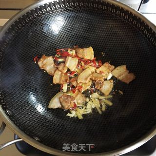 香干炒白菜杆的做法步骤：4