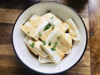 蒸鱼豉油蒸豆腐的做法步骤：6