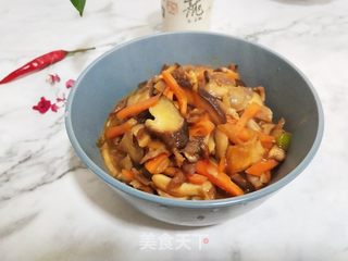 香菇肉丝卤面条的做法步骤：7