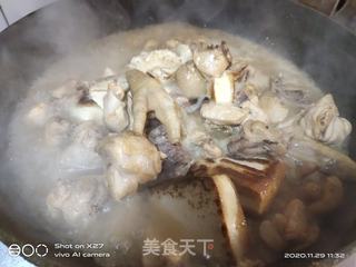 北豆腐炖鸡肉的做法步骤：5