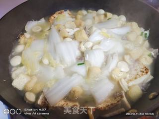 豆腐炖白菜的做法步骤：8