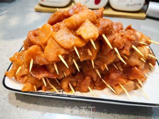解馋小吃牙签肉-鸡胸肉和里脊肉版的做法步骤:6