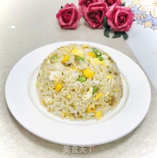 什锦炒饭#花样米饭#的做法步骤：7