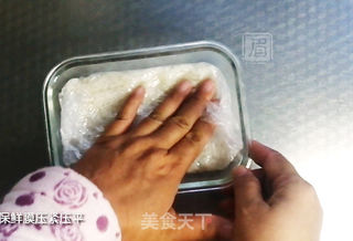 金灿灿香喷喷的粢饭糕的做法步骤:3