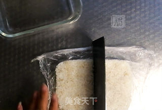 金灿灿香喷喷的粢饭糕的做法步骤:5
