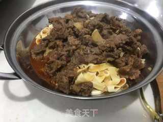 牛肉炖千张的做法步骤:11