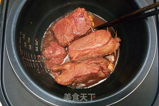 咸蛋黄蜜汁叉烧的做法步骤:11