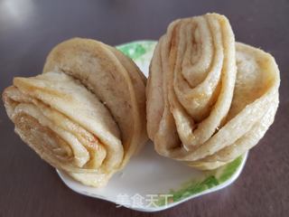 全麦面椒盐花卷的做法步骤:14
