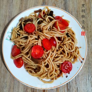 黑胡椒意面的做法步骤：5