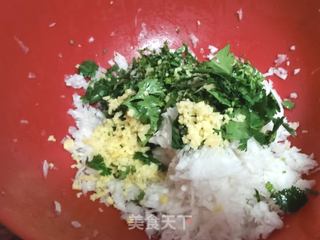 炸白萝卜丸子的做法步骤:4