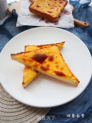零基础❗️奶油芝士吐司片?(烤乳酪吐司片简单版)的做法步骤:8