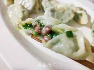 韭菜素三鲜水饺的做法步骤:21