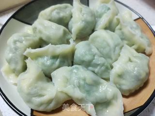 韭菜素三鲜水饺的做法步骤:19