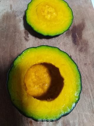 烤贝贝南瓜饭的做法步骤:2